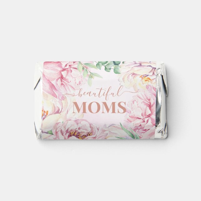 Elegant Floral Personalized Mother's Day Hershey's Miniatures (Front)