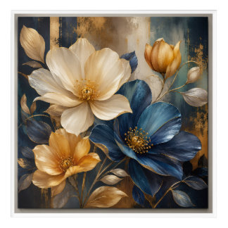 Elegant floral picture acrylic print