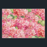 Elegant Floral Pink Hydrangea Pattern Wrapping Paper Sheets<br><div class="desc">These elegant floral wrapping paper sheets feature coral pink hydrangea flowers in full bloom completely covering the tissue paper. Perfect for wedding gift wrap and decoupage projects as well as other paper crafts. Designed by world renowned artist ©Tim Coffey.</div>
