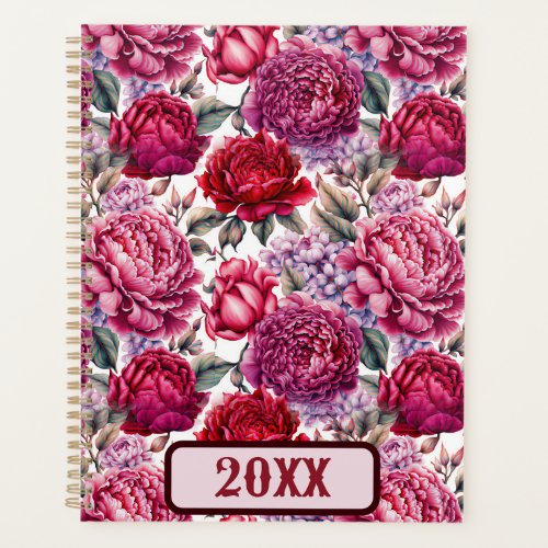 Elegant Floral Planner