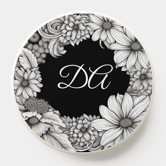 Elegant Floral  PopSocket (Creator Uploaded)