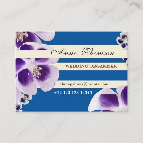 Elegant Floral Professional Bussines Card