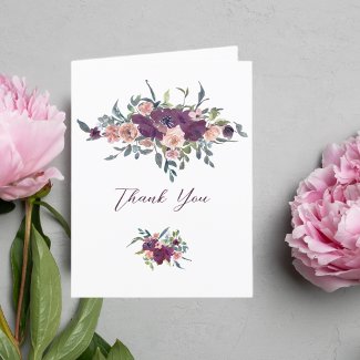 Elegant Floral | Purple Garland Wedding