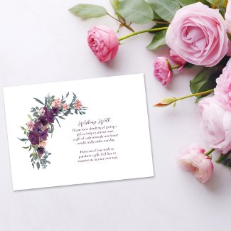 Elegant Floral | Purple Garland Wishing Well