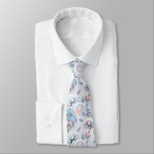 Elegant floral retro pattern.  neck tie