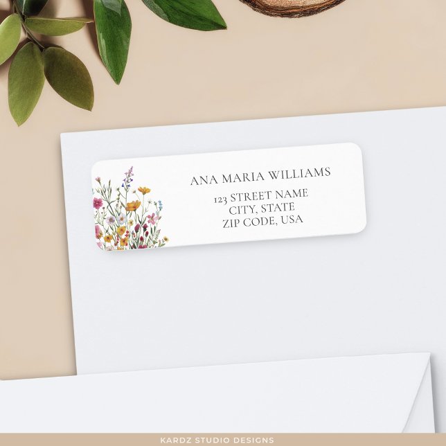 Elegant Floral Return Address Labels (Creator Uploaded)