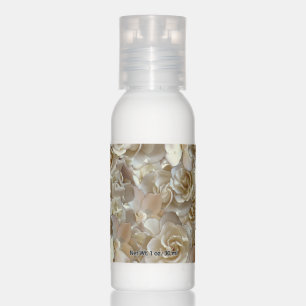 Elegant Floral Rose Petal Pattern Hand Lotion