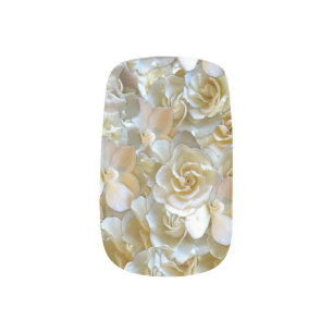 Elegant Floral Rose Petal Pattern  Minx Nail Art