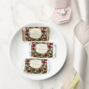 Elegant Floral Roses Islamic Wedding Hershey's Miniatures
