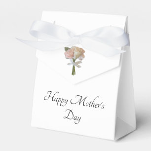 Elegant Floral Roses Mother's Day Party Brunch Favor Boxes