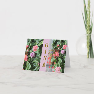 ELEGANT FLORAL SYMPATHY CARD