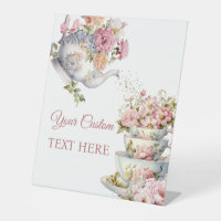 Elegant Floral Tea Happy Mother's Day