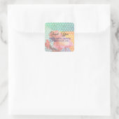 Elegant Floral , Thank you, Bridal Shower Stickers (Bag)