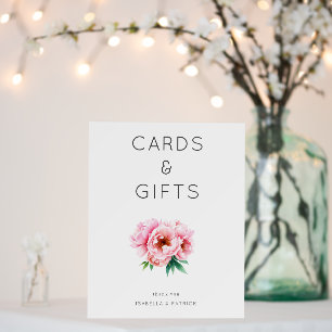 Elegant Floral Thank You Card Foam Board