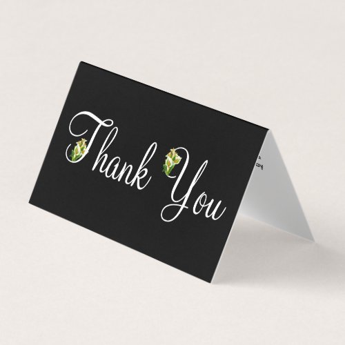 Elegant Floral Thank You Cards