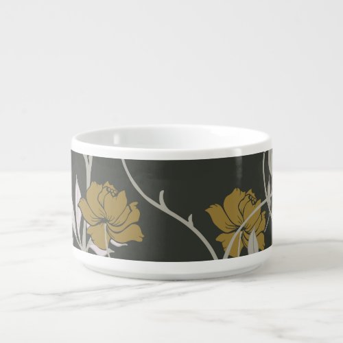 Elegant floral vintage pattern design bowl