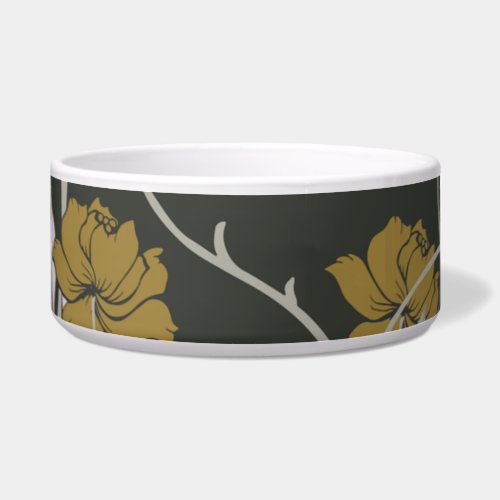 Elegant floral vintage pattern design bowl