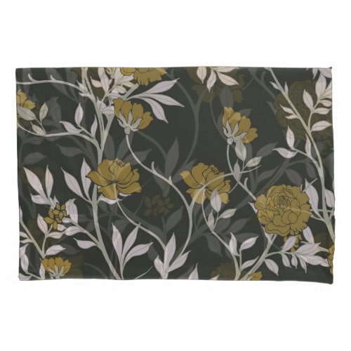 Elegant floral vintage pattern design pillow case