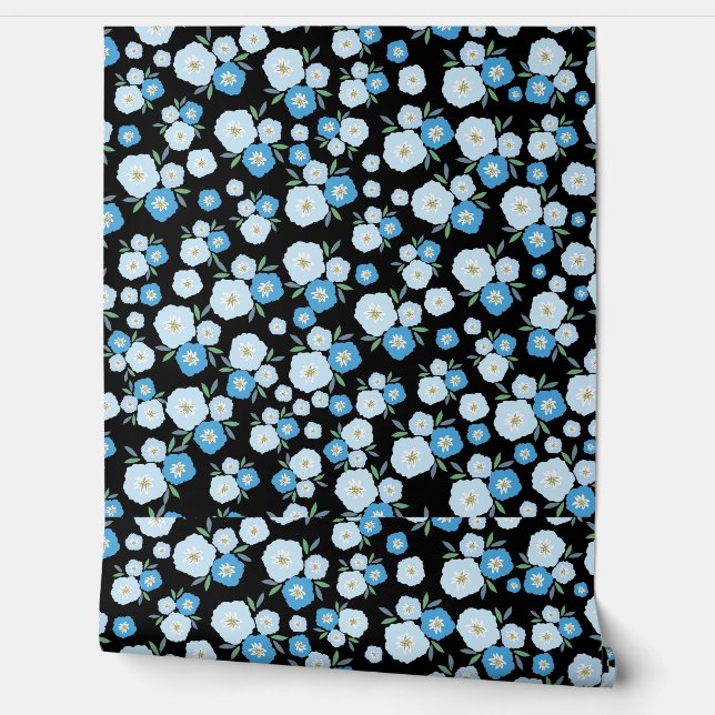 Elegant Floral Wallpaper - Vibrant Flower Patterns (Unrolling)