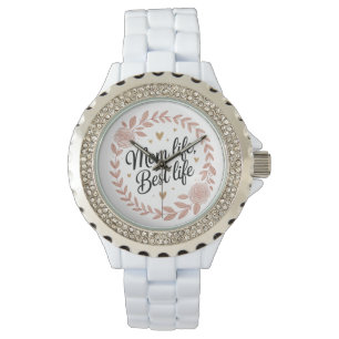 Elegant Floral Watch New Mom Gift Idea