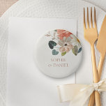 Elegant Floral Watercolor Couple Initials Wedding Chocolate Covered Oreo<br><div class="desc">Delightful wedding favor cookies featuring couple initials in rich dark ochre,  against a lovely chic ivory background and watrecolor floral arrangement,  which sets an elegant and joyful tone.</div>