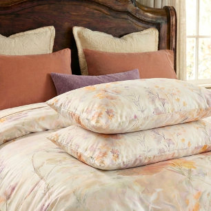 Elegant Floral Watercolor Set of 2 Pillow Case