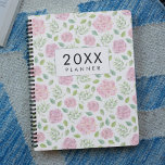 Elegant floral watercolor weekly & monthly planner<br><div class="desc">Modern and elegant weekly and monthly planner,  with a cute floral watercolor cover.</div>