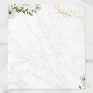 Elegant Floral Wedding A7 Envelope Liner