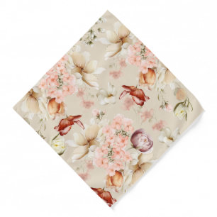 Elegant Floral Wedding Bandana – Stylish Favor