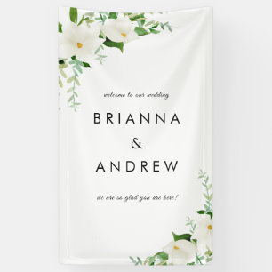 Elegant  Floral Wedding Banner