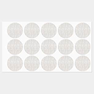 Elegant Floral Wedding Favor Label