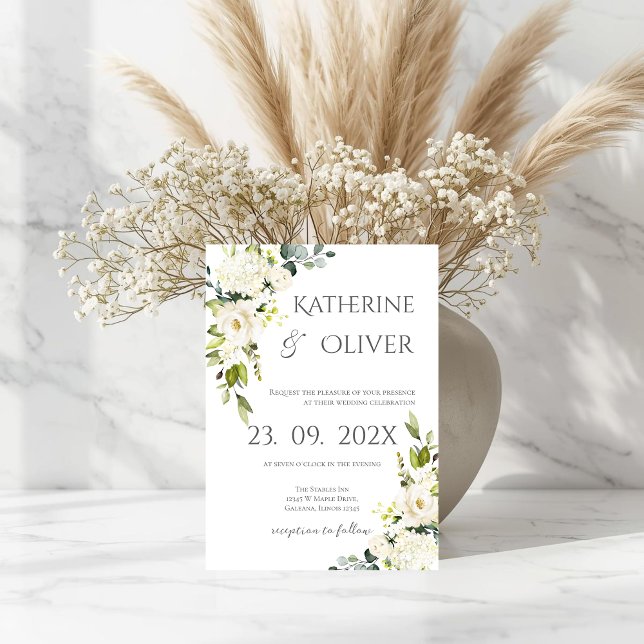 Elegant Floral Wedding Invitation (Creator Uploaded)