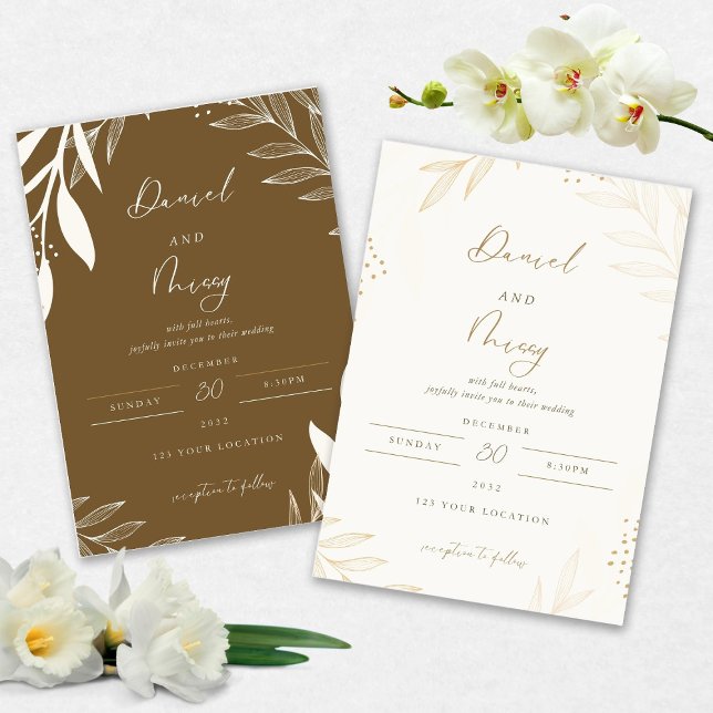 Elegant Floral Wedding Invitation (Creator Uploaded)