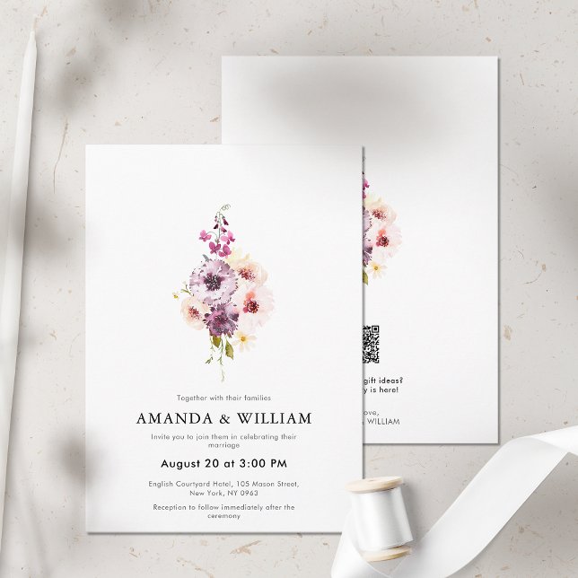 Elegant Floral Wedding Invitation (Creator Uploaded)