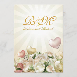 Elegant Floral Wedding Invites