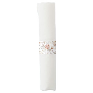 Elegant Floral Wedding Napkin Bands