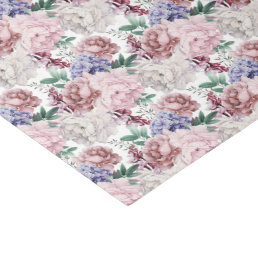 elegant floral wedding pattern tiled  tissue paper