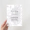 Elegant Floral Wedding Postponement Photo