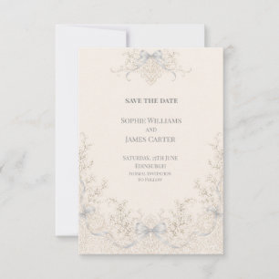 Elegant Floral Wedding Save the Date