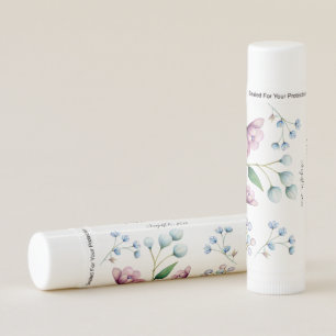 Elegant Floral Wedding Soft Botanical Romance Lip Balm