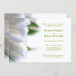 Elegant Floral White Virtual Wedding Invitation at Zazzle