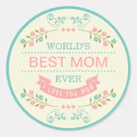 World's best mama Sticker