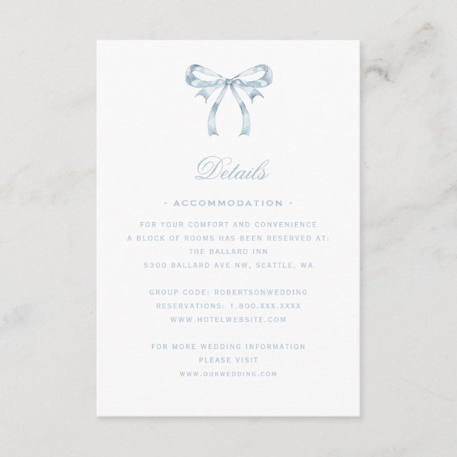 Elegant Floral Wreath Crest | Monogram Wedding Enclosure Card (Front)