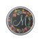 Elegant Floral Wreath Monogram