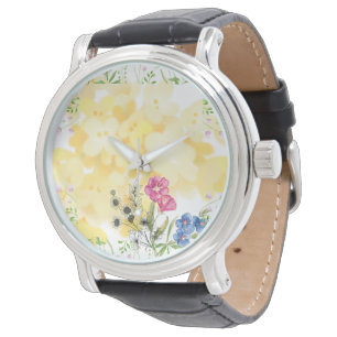 Elegant Floral Wrist Watch – Beautiful Flower Desi