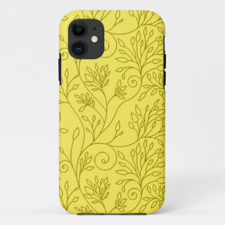 Elegant floral yellow iPhone 5 Case