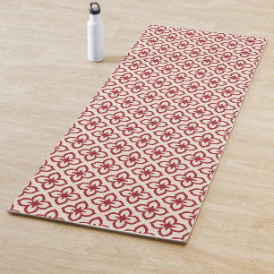Elegant Floral Yoga Mat