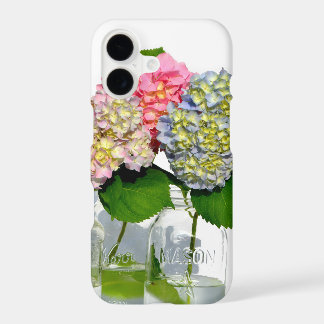 Elegant florals in mason jar iPhone 17 case