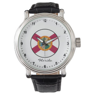 Elegant Florida Watch & Florida Flag / USA