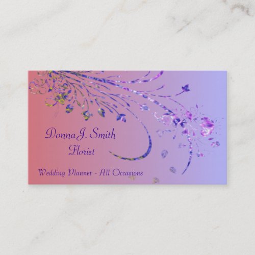 Elegant Florist Business Card Template